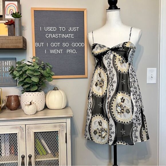Free People Eternal Spring Twist Chiffon Dress - Size XS - Picture 5 of 10